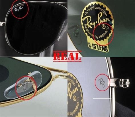 ray ban nose pads fake